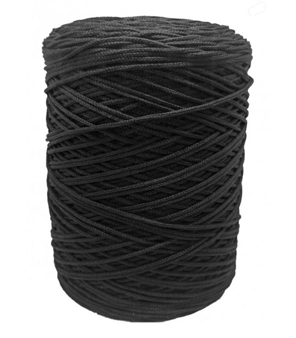 CORDON ELASTICO MASCARILLAS NEGRO (rollo 500m)